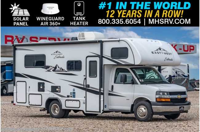 2025 East to West Entrada 210NS New Class C Gas RV For Sale W/ Solar, Winegard, Tank Heaters & More