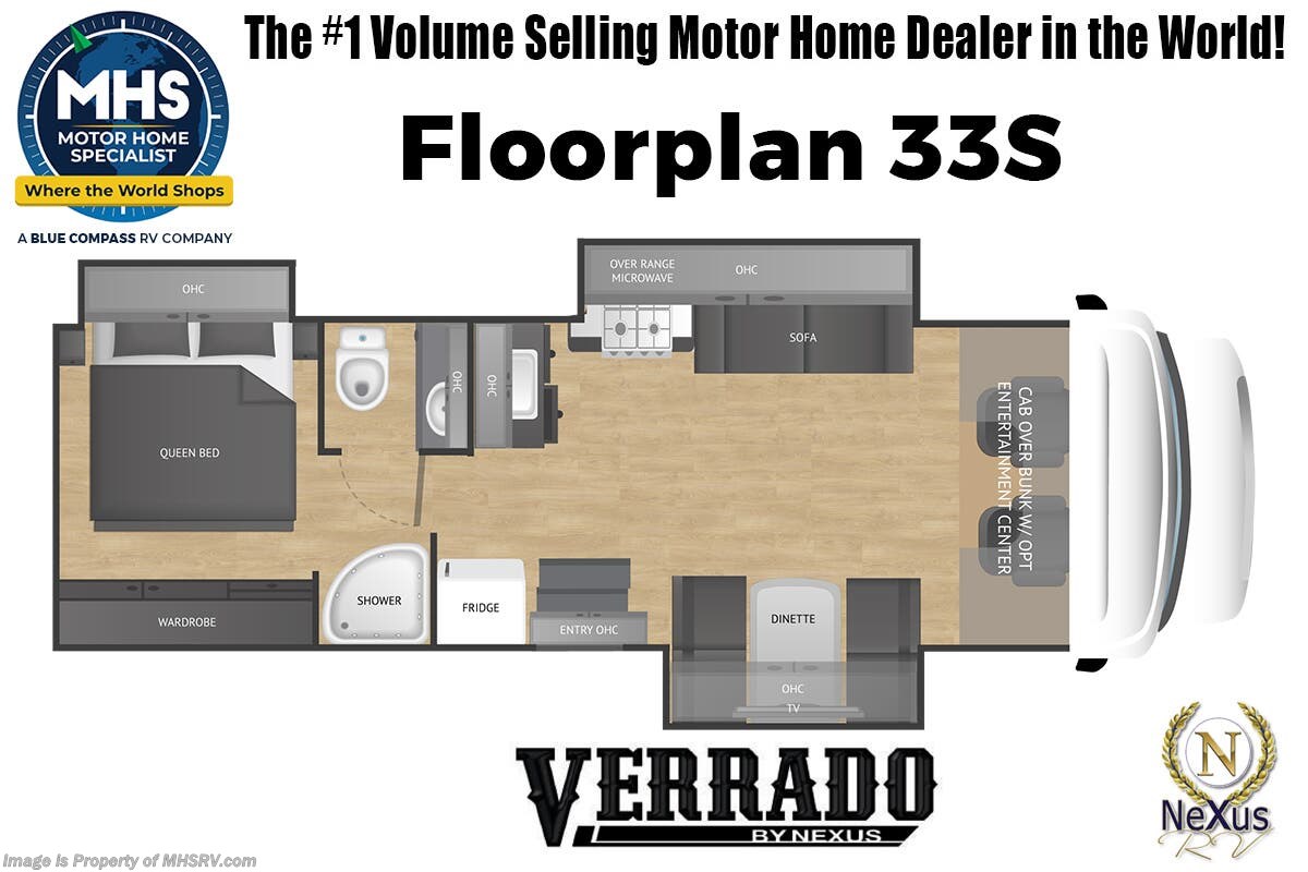 Floorplan of 2026 Nexus Verrado 33S