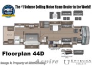 Contact us now about this 2026 Entegra Coach Aspire 44D! Floorplan of 2026 Entegra Coach Aspire 44D