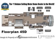 Call now about this 2026 Entegra Coach Cornerstone Reserve 45D! Floorplan of 2026 Entegra Coach Cornerstone Reserve 45D