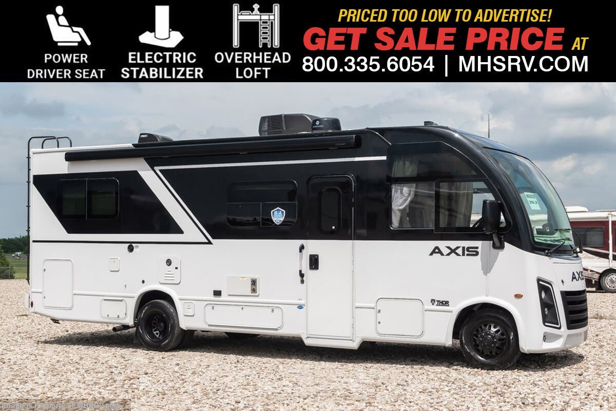 Email now about this 2026 Thor Motor Coach Axis 26.2! New 2026 Thor Motor Coach Axis 26.2 available in Alvarado, Texas