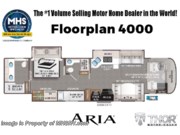 Contact us now about this 2026 Thor Motor Coach Aria 4000! Floorplan of 2026 Thor Motor Coach Aria 4000
