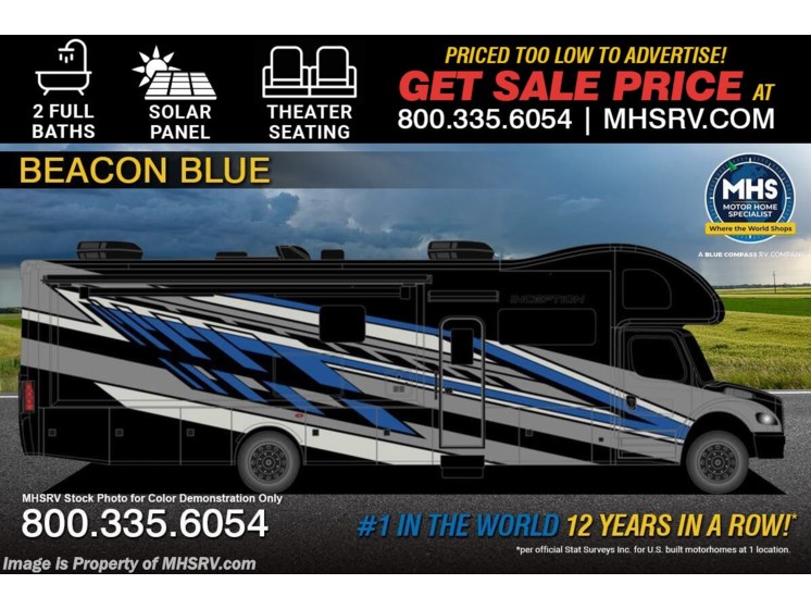 Email now about this 2026 Thor Motor Coach Inception 38XL! New 2026 Thor Motor Coach Inception 38XL available in Alvarado, Texas