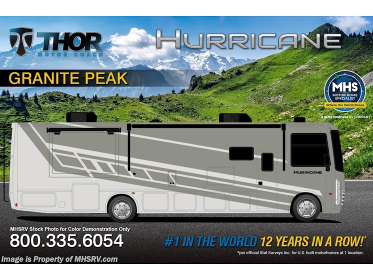 Email now about this 2026 Thor Motor Coach Hurricane 35R! New 2026 Thor Motor Coach Hurricane 35R available in Alvarado, Texas