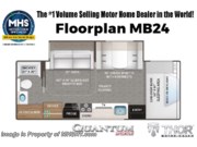 Call now about this 2026 Thor Motor Coach Quantum Sprinter MB24! Floorplan of 2026 Thor Motor Coach Quantum Sprinter MB24