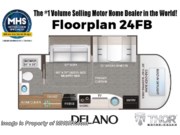 Call now about this 2026 Thor Motor Coach Delano 24FB! Floorplan of 2026 Thor Motor Coach Delano 24FB