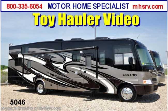 2012 Thor Motor Coach Outlaw Toy Hauler w/Slide &amp; Full Body Paint Toy Hauler RV for Sale