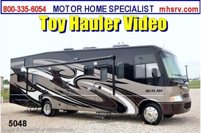 2013 Thor Motor Coach Outlaw Toy Hauler Toy Hauler RV for Sale W/FBP &amp; Slide