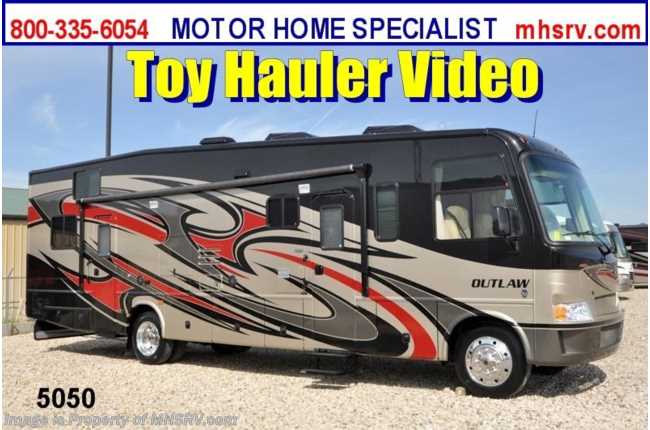2012 Thor Motor Coach Outlaw Toy Hauler Toy Hauler RV for Sale W/Slide &amp; FB Paint