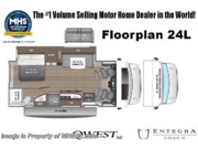 Contact us now about this 2025 Entegra Coach Qwest SE 24L! Floorplan of 2025 Entegra Coach Qwest SE 24L