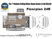 Contact us now about this 2025 Entegra Coach Qwest SE 24R! Floorplan of 2025 Entegra Coach Qwest SE 24R