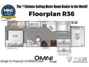 Call now about this 2026 Thor Motor Coach Omni Trail R36! Floorplan of 2026 Thor Motor Coach Omni Trail R36