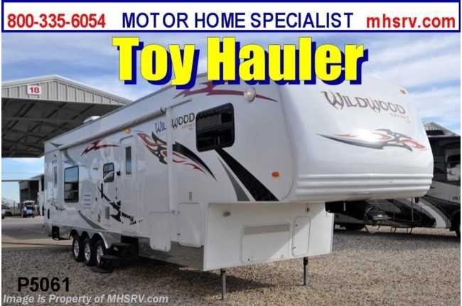2011 Forest River Wildwood Sport Toy Hauler with slide