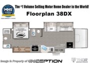 Call now about this 2026 Thor Motor Coach Inception 38DX! Floorplan of 2026 Thor Motor Coach Inception 38DX