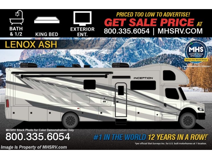 Email now about this 2026 Thor Motor Coach Inception 38DX! New 2026 Thor Motor Coach Inception 38DX available in Alvarado, Texas