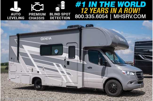 2026 Thor Motor Coach Geneva 24VP Sprinter RV W/ Auto Level Jacks, 4500 Premium Chassis, Blind Spot Detect