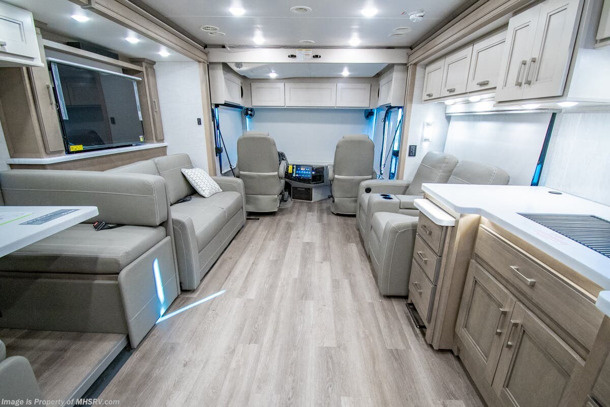 Call now about this 2026 Thor Motor Coach Riviera 38RB! 2026 Thor Motor Coach Riviera 38RB - New Diesel Pusher For Sale by Motor Home Specialist in Alvarado, Texas features Bath & 1/2, Theater Seating