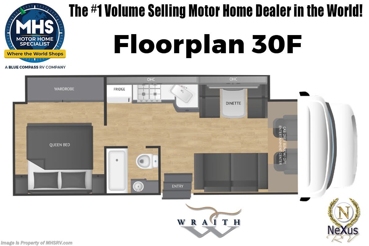 Floorplan of 2026 Nexus Wraith 30F