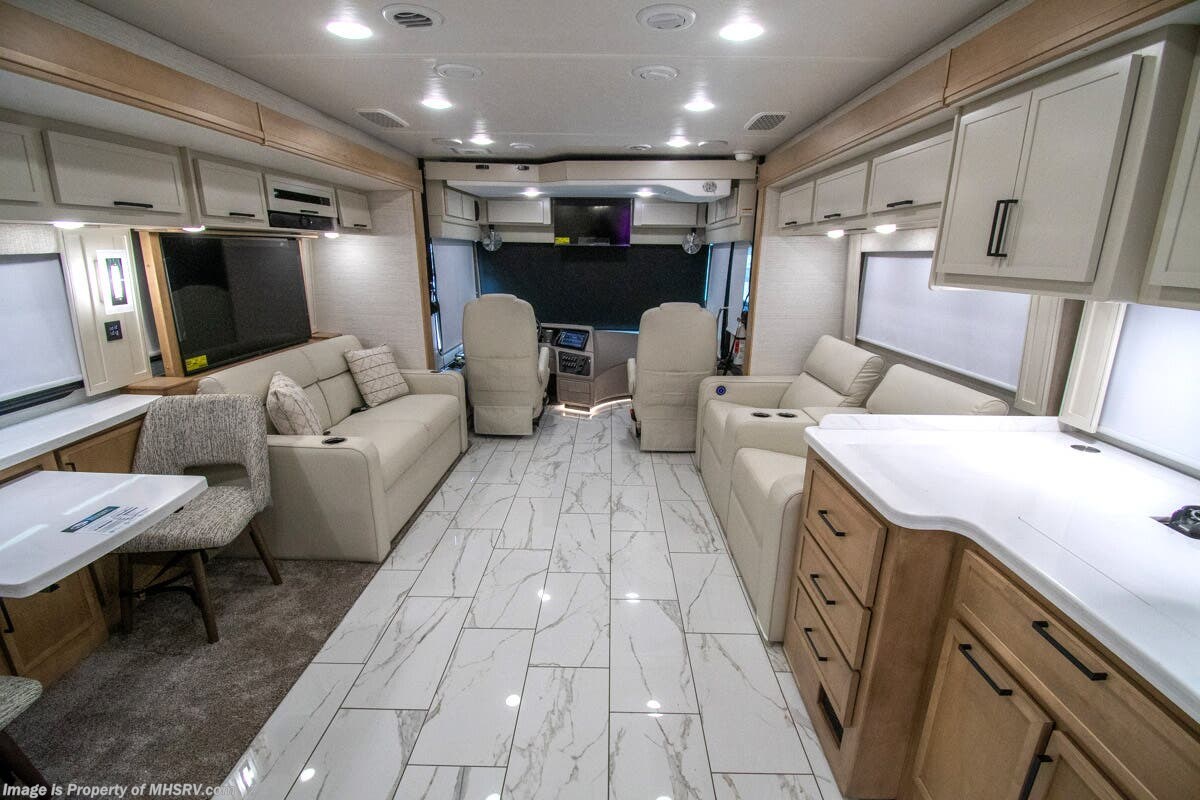 Call now about this 2026 Forest River Berkshire XL 40H! 2026 Forest River Berkshire XL 40H - New Diesel Pusher For Sale by Motor Home Specialist in Alvarado, Texas features Bath & 1/2, Theater Seating