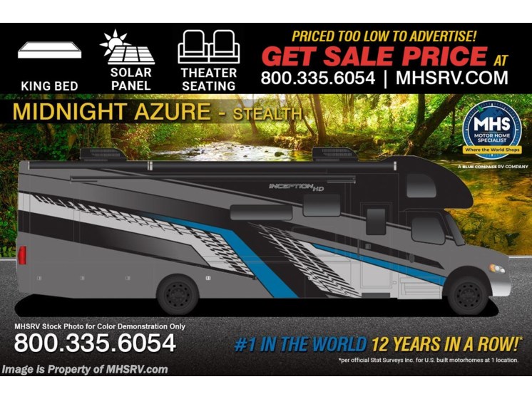 Email now about this 2026 Thor Motor Coach Inception HD 34XG! New 2026 Thor Motor Coach Inception HD 34XG available in Alvarado, Texas