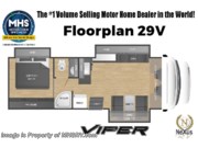 Call now about this 2026 Nexus Viper 29V! Floorplan of 2026 Nexus Viper 29V