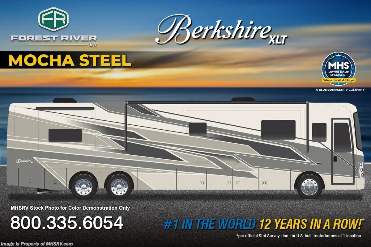 Email now about this 2026 Forest River Berkshire XLT 45G! New 2026 Forest River Berkshire XLT 45G available in Alvarado, Texas
