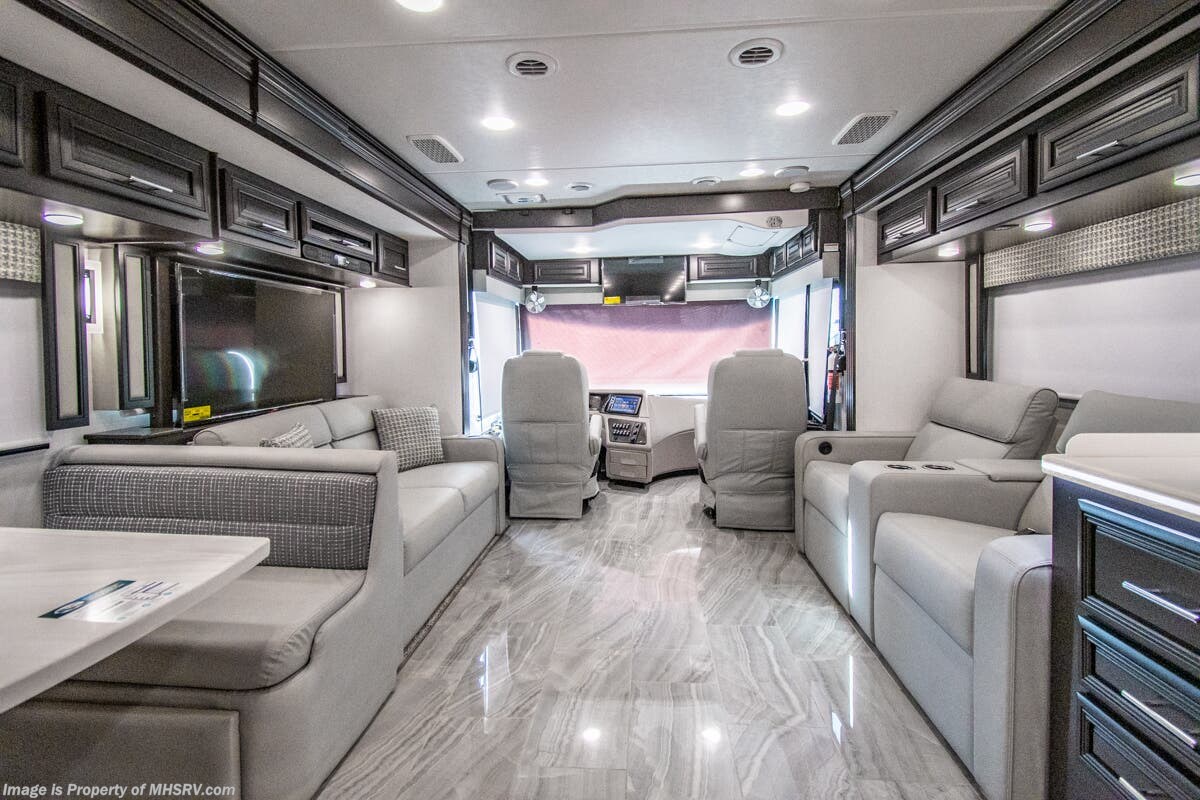 Call now about this 2026 Forest River Berkshire XL 40H! 2026 Forest River Berkshire XL 40H - New Diesel Pusher For Sale by Motor Home Specialist in Alvarado, Texas features Theater Seating, Bath & 1/2