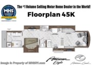 Call now about this 2026 American Coach American Eagle 45K! Floorplan of 2026 American Coach American Eagle 45K