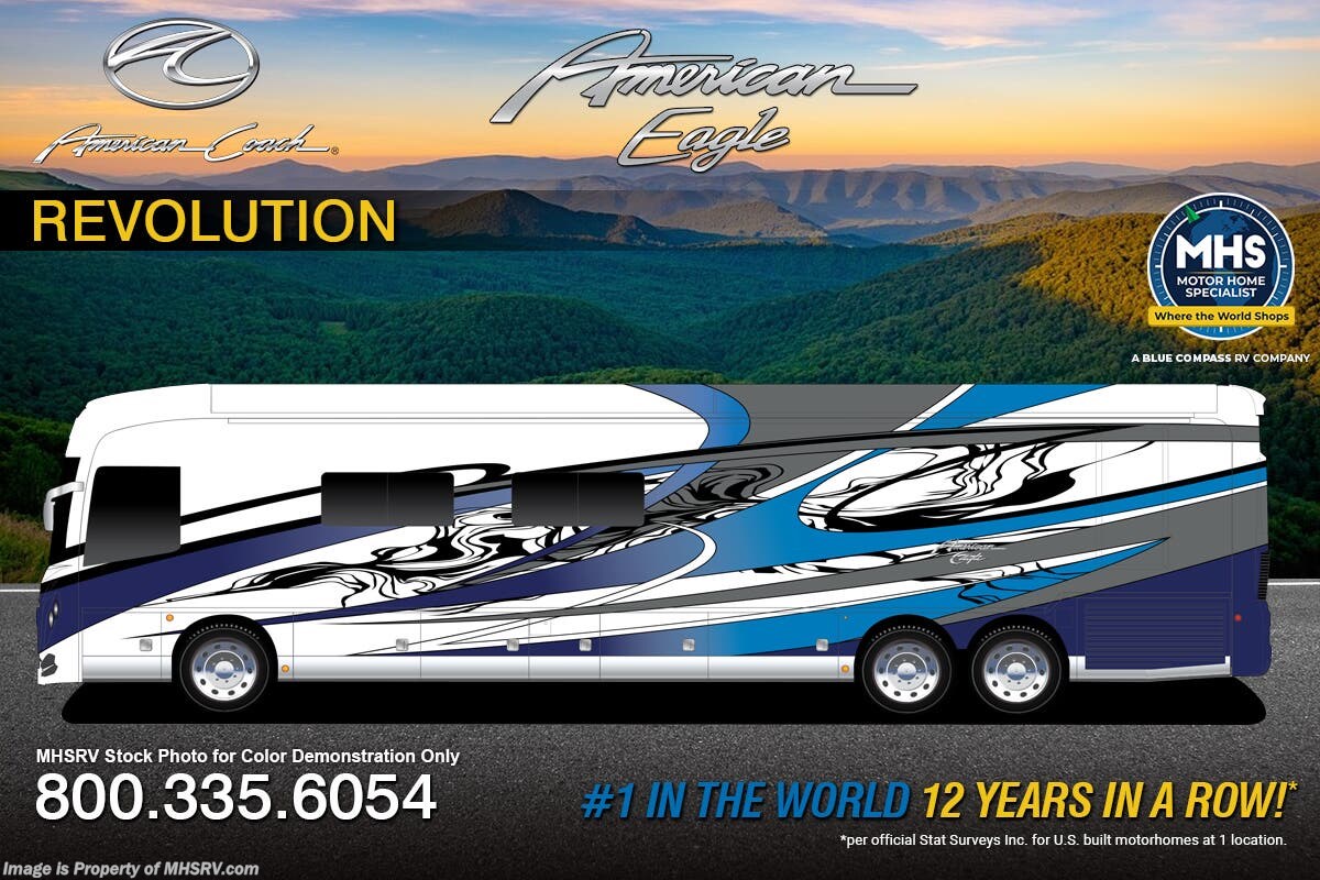 Email now about this 2026 American Coach American Eagle 45K! New 2026 American Coach American Eagle 45K available in Alvarado, Texas