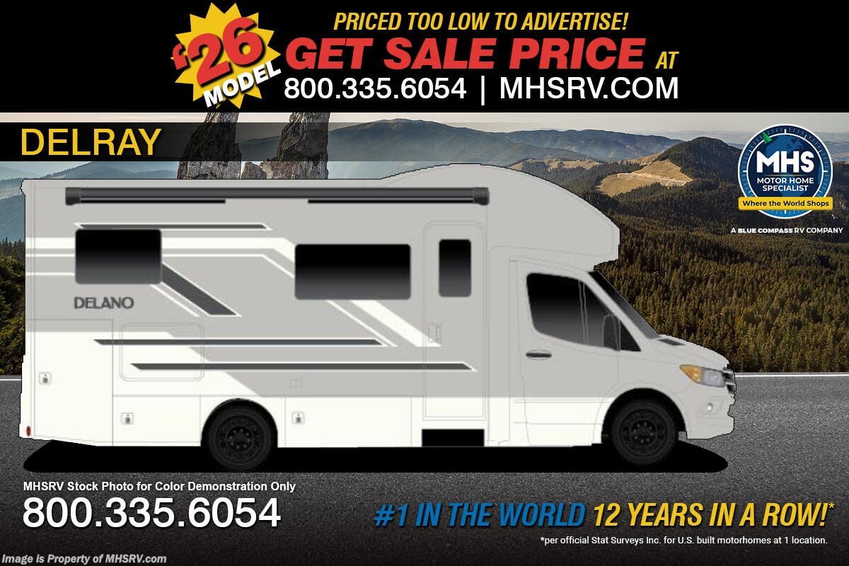 Email now about this 2026 Thor Motor Coach Delano 24RW! New 2026 Thor Motor Coach Delano 24RW available in Alvarado, Texas