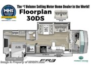 Call now about this 2026 Forest River FR3 30DS! Floorplan of 2026 Forest River FR3 30DS