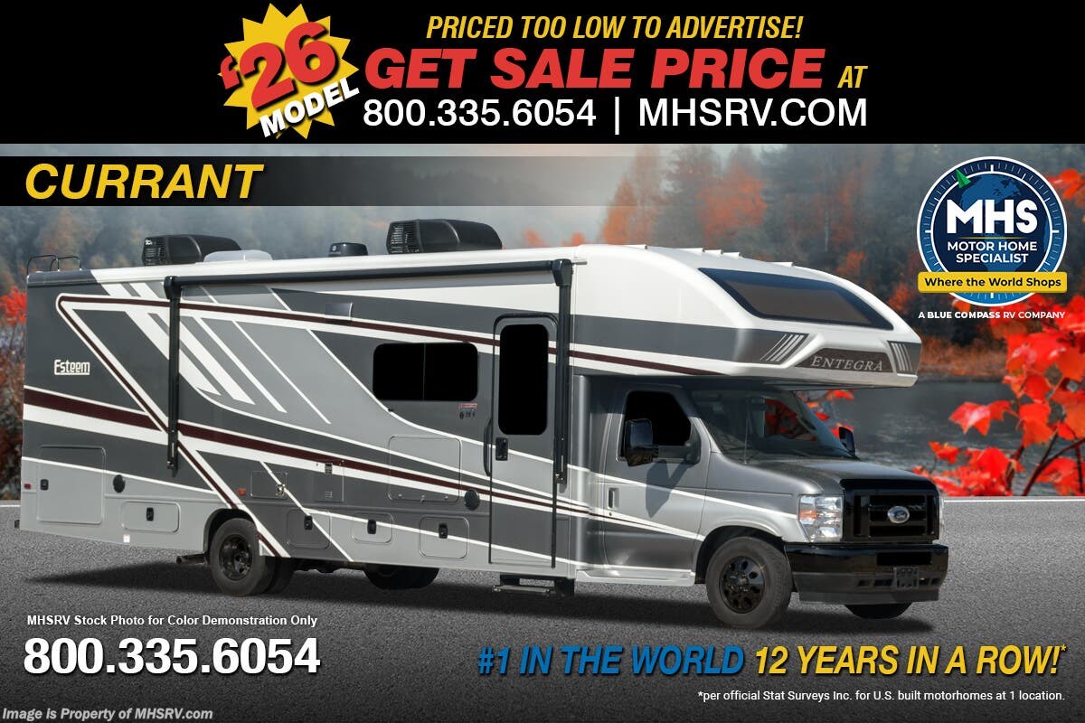 Email now about this 2026 Entegra Coach Esteem 29V! New 2026 Entegra Coach Esteem 29V available in Alvarado, Texas