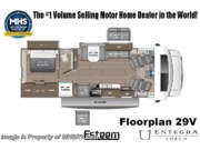 Call now about this 2026 Entegra Coach Esteem 29V! Floorplan of 2026 Entegra Coach Esteem 29V