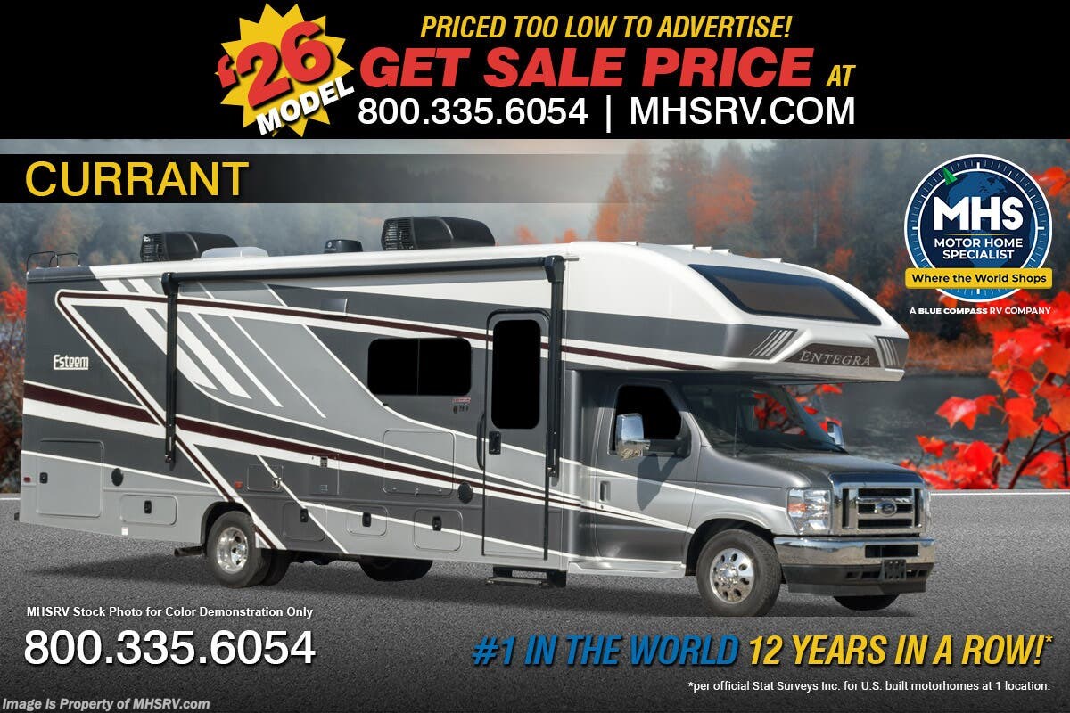 Email now about this 2026 Entegra Coach Esteem 29V! New 2026 Entegra Coach Esteem 29V available in Alvarado, Texas