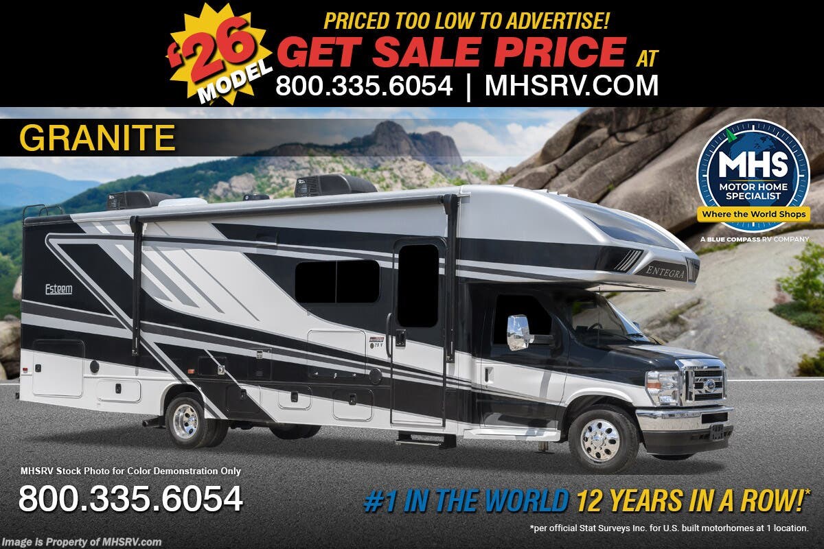 Email now about this 2026 Entegra Coach Esteem 29V! New 2026 Entegra Coach Esteem 29V available in Alvarado, Texas