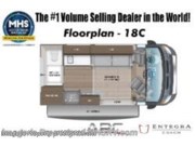 Call now about this 2026 Entegra Coach Arc 18C! Manufacturer changes and/or options may alter floor plan of unit for sale.