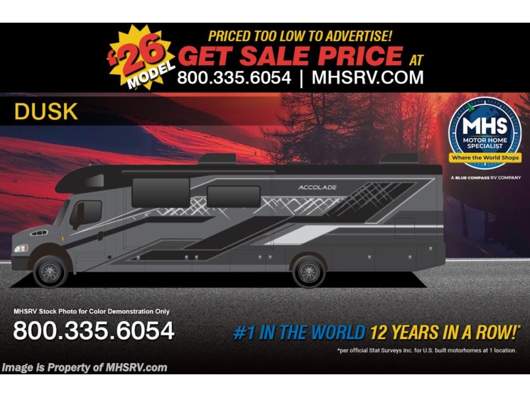 Email now about this 2026 Entegra Coach Accolade 37K! New 2026 Entegra Coach Accolade 37K available in Alvarado, Texas