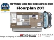 Call now about this 2026 Entegra Coach Ethos 20T! Floorplan of 2026 Entegra Coach Ethos 20T