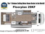 Call now about this 2026 Entegra Coach Odyssey SE 29KF! Floorplan of 2026 Entegra Coach Odyssey SE 29KF