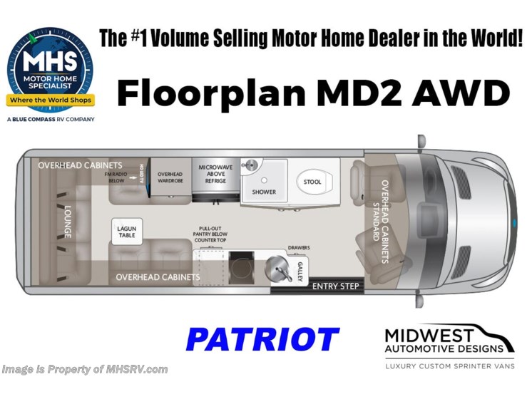 Email now about this 2026 Midwest Patriot MD2! Floorplan of 2026 Midwest Patriot MD2