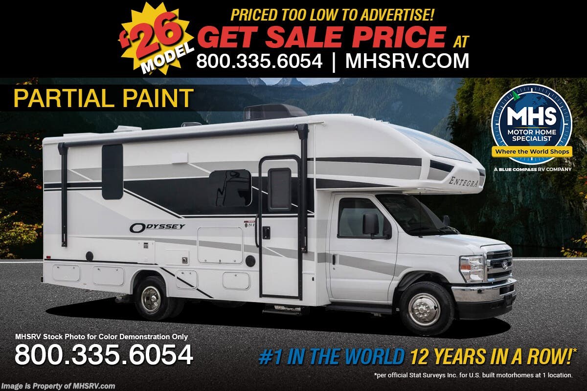 Email now about this 2026 Entegra Coach Odyssey 24B! New 2026 Entegra Coach Odyssey 24B available in Alvarado, Texas