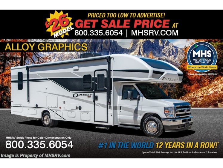 Email now about this 2026 Entegra Coach Odyssey 30Z! New 2026 Entegra Coach Odyssey 30Z available in Alvarado, Texas