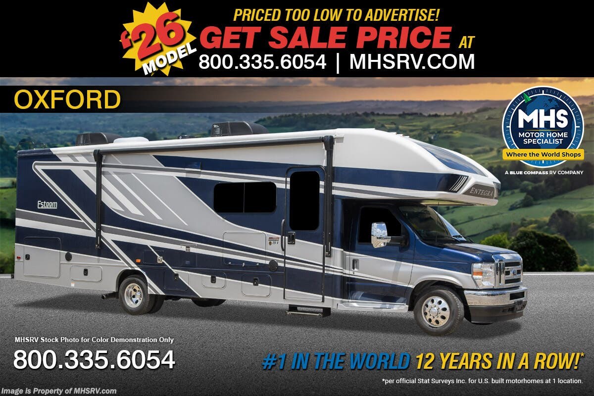 Email now about this 2026 Entegra Coach Esteem 29V! New 2026 Entegra Coach Esteem 29V available in Alvarado, Texas