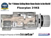 Call now about this 2026 Dynamax Corp Isata 6 Series 31KS! Floorplan of 2026 Dynamax Corp Isata 6 Series 31KS