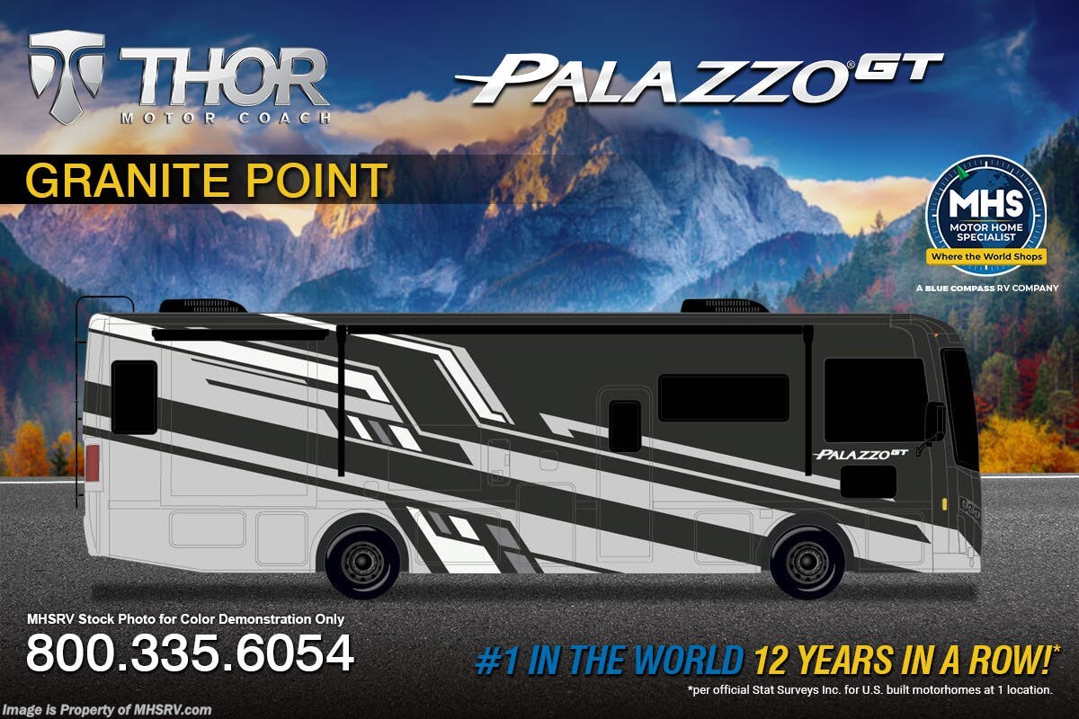 Email now about this 2026 Thor Motor Coach Palazzo GT 33.6! New 2026 Thor Motor Coach Palazzo GT 33.6 available in Alvarado, Texas
