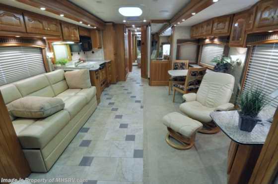 2007 Country Coach Allure W/4 Slides Used RV For Sale Floorplan