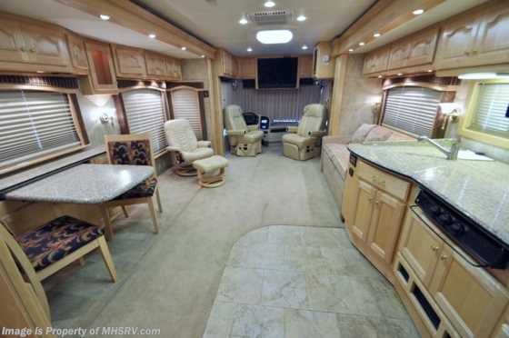 2007 Country Coach Allure W/4 Slides Used RV For Sale Floorplan