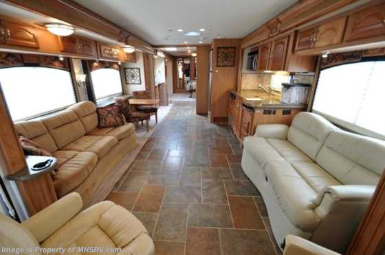 2008 National RV Pacifica W/3 Slides (PC40E) Used RV For Sale Floorplan