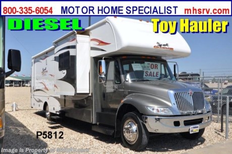 &lt;a href=&quot;http://www.mhsrv.com/other-rvs-for-sale/enduramax-rv/&quot;&gt;&lt;img src=&quot;http://www.mhsrv.com/images/sold-enduramax.jpg&quot; width=&quot;383&quot; height=&quot;141&quot; border=&quot;0&quot; /&gt;&lt;/a&gt;

&lt;object width=&quot;400&quot; height=&quot;300&quot;&gt;&lt;param name=&quot;movie&quot; value=&quot;http://www.youtube.com/v/fBpsq4hH-Ws?version=3&amp;amp;hl=en_US&quot;&gt;&lt;/param&gt;&lt;param name=&quot;allowFullScreen&quot; value=&quot;true&quot;&gt;&lt;/param&gt;&lt;param name=&quot;allowscriptaccess&quot; value=&quot;always&quot;&gt;&lt;/param&gt;&lt;embed src=&quot;http://www.youtube.com/v/fBpsq4hH-Ws?version=3&amp;amp;hl=en_US&quot; type=&quot;application/x-shockwave-flash&quot; width=&quot;400&quot; height=&quot;300&quot; allowscriptaccess=&quot;always&quot; allowfullscreen=&quot;true&quot;&gt;&lt;/embed&gt;&lt;/object&gt; Used EnduraMax RV /TX 10/11/12/ 2008 EnduraMax Gladiator toy hauler with 2 slides, Model 6370 Kodiak.  Only 23.390 miles!  This RV is approximately 36’ in length with a 300 HP International diesel engine, 5 speed transmission, 4200 VT365 Chassis, 6K Onan diesel generator, patio awning, hydraulic leveling system, rear camera system, 2 ducted roof A/Cs, 2 LCD TVs.  For complete details visit Motor Home Specialist at MHSRV .com or 800-335-6054