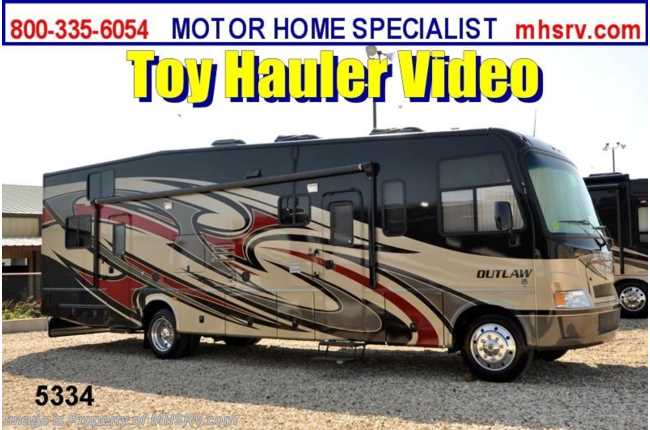 2013 Thor Motor Coach Outlaw Toy Hauler Toy Hauler RV W/Slide (3611) New RV for Sale